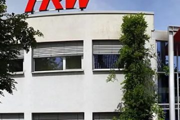 imagem da sede da empresa TRW em Curitiba