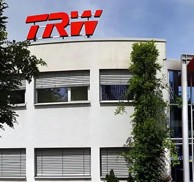 imagem da sede da empresa TRW em Curitiba